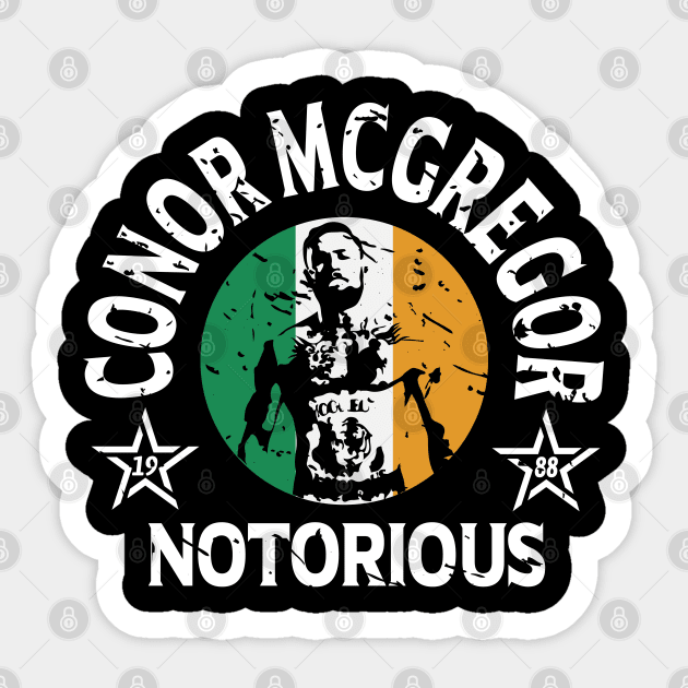 Conor Mcgregor Notorious Sticker by Twistedburt